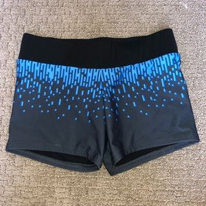 Tight athletic shorts